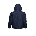 Detachable Hooded And Reflection Casual Jacket