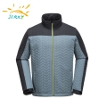 100% Polyester 3 Layer Waterproof And Breathable Softshell Jacket For Men
