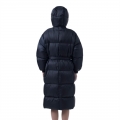 High Quality Lady Winter Soft Fluffy 90% Goose Down Coat Long Puffer Jacket