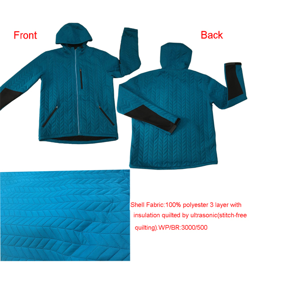 men's hoody softshell jacket