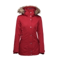 Women Ultra Light Down Compact Coat With Detachable Fur Hood