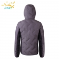 Men's Quilt Padding Jacket With Non-detachable Hood