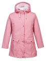 Fashion Women's Raincoat high frequency PU coat