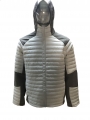 Men's 100% Nylon Lightweight Windbreaker Waterproof Quilted Jacket with Hoodie