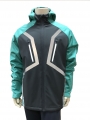 Custom Men Sports Softshell Jackets  Contrast  Color Outdoor Camping Coats Thermal Waterproof Soft Shell Jacket With Hood
