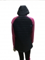 China manufacture custom hybrid two tone long sleeve padded jacket