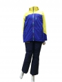 Womens athletic snowboard all weather climbing camping mountain jacket with watertight zipper