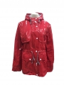 High quality factory price fashion PU shiny women colorful raincoat