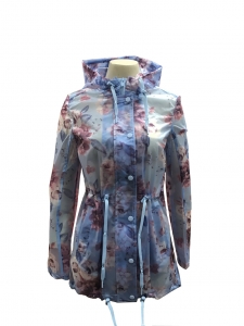 woman rain jacket