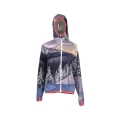 Wholeslae New Design Mountain Aop Print Women′s Outdoor Hoodies