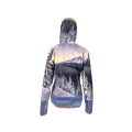 Wholeslae New Design Mountain Aop Print Women′s Outdoor Hoodies