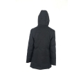 Custom Fashion Design Black Long Slim Thick Warm Women′s Padding Jacket